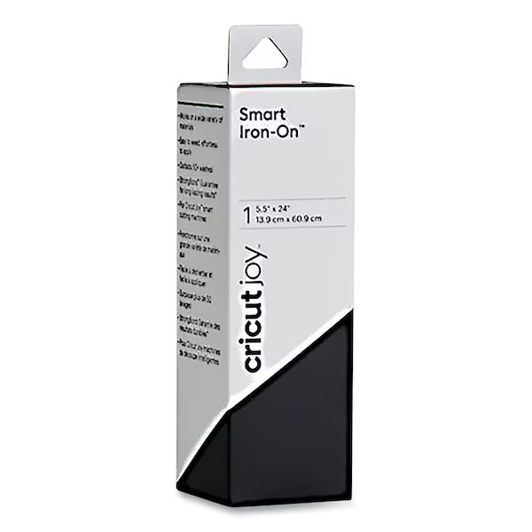 Smart Iron-On Material for Fabric, 5.5 x 24, Black, Cricut, Mfr#: 2007202